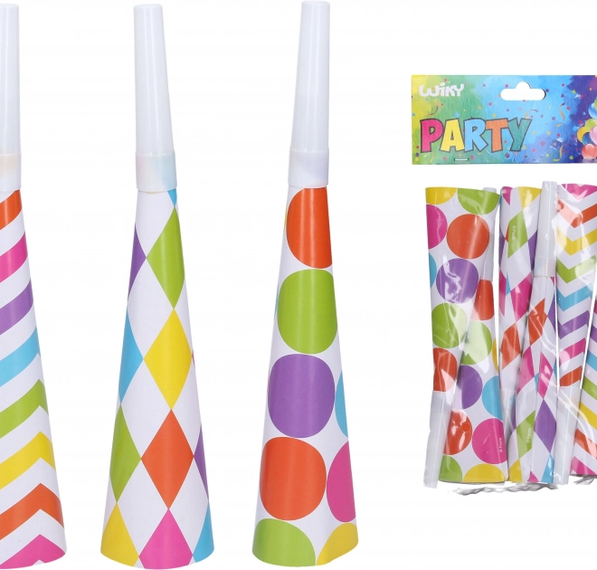 Party trombiták MIX 20 cm
