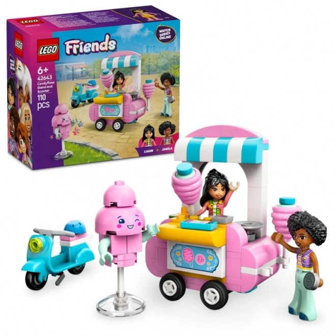 Lego Friends vattacukor bódé és robogó szett