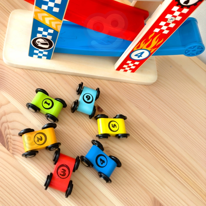Tooky Toy Színes autópálya csúszda