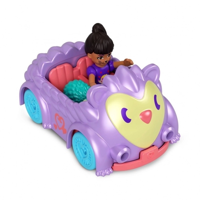 Polly Pocket Pollyville Sündisznó Autó