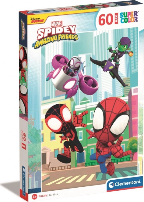 Marvel Pókember és barátai MAXI puzzle 60 darabos
