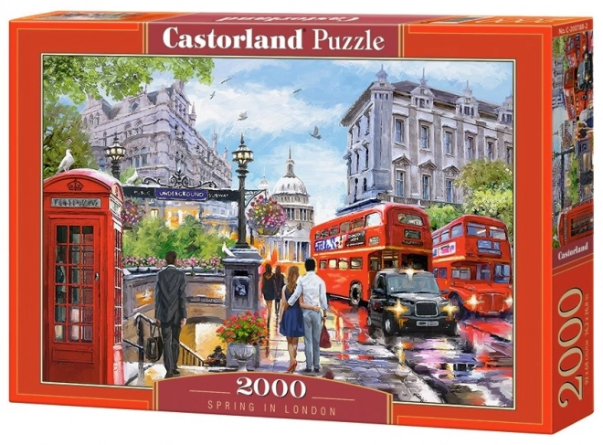 Tavaszi London puzzle 2000 darabos