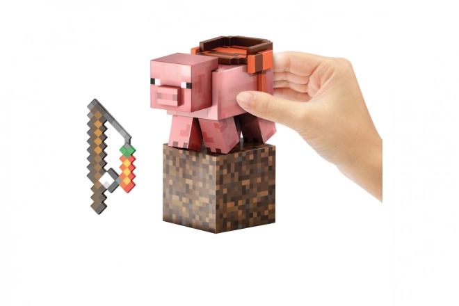 Minecraft gyémánt szintű gyűjtői figura – Malac