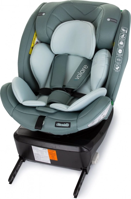 Gyerekülés Chipolino Volare i-Size Pasztellzöld 40-150 cm Isofix 360°
