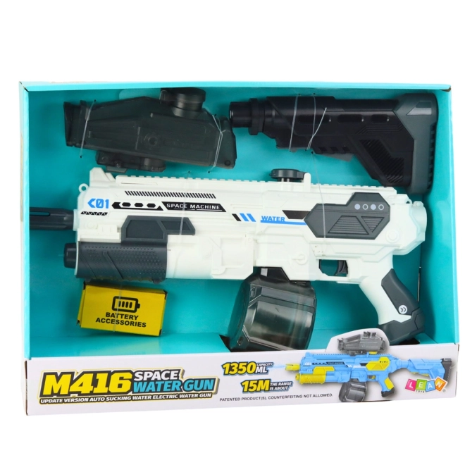 Elektromos vízipisztoly M416 1350ml tartállyal