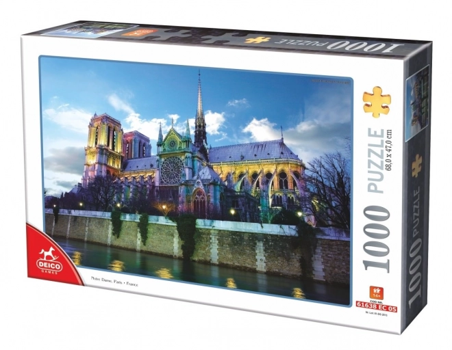 Notre Dame, Párizs 1000 darabos puzzle