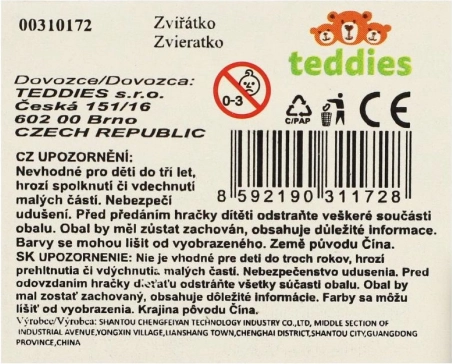Sípoló gumis állatka nyelvvel 6 cm