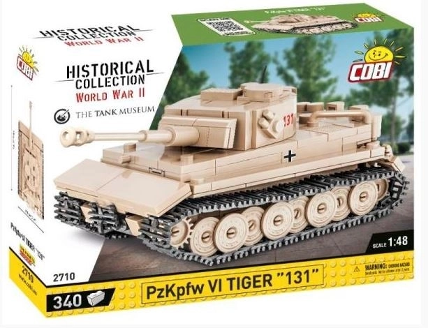 Cobi PzKpfw VI Tiger 131 modellkészlet, 1:48, 340 darabos