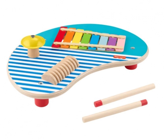 Fisher-Price fa zenélő asztalka