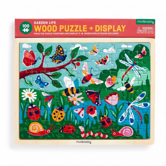 Mudpuppy fa puzzle kert élet 100 darabos