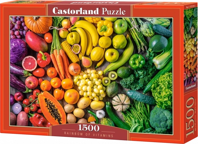 Vitamín szivárvány puzzle 1500 darabos