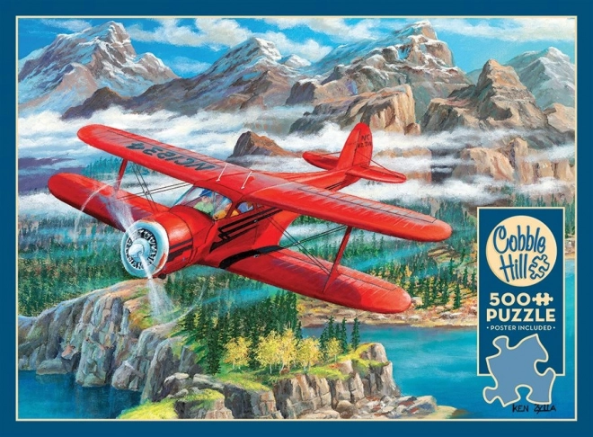 Cobble Hill Beechcraft Staggerwing repülő puzzle 500 db