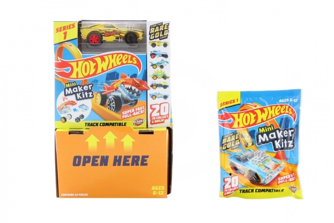 Hot Wheels összecsukható mini autómodell