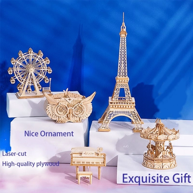 RoboTime fa 3D puzzle Eiffel-torony