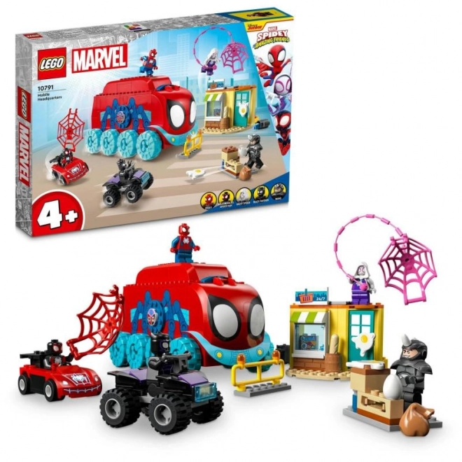 Lego Marvel pókember csapat mobil központja