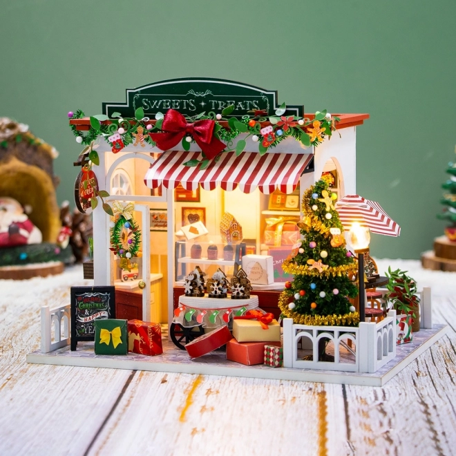 2Kids Toys miniatűr házikó karácsonyi cukrászda