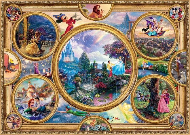 Disney kollázs 2000 darabos puzzle