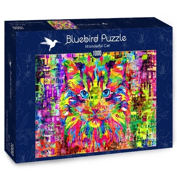 Bluebird puzzle csodálatos macska