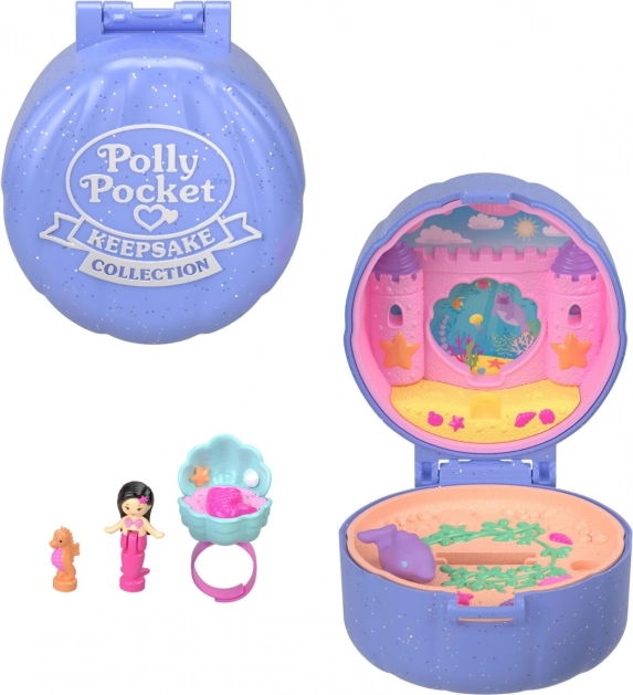 Polly Pocket Figurák Készlet Gyűrűvel - Sellő