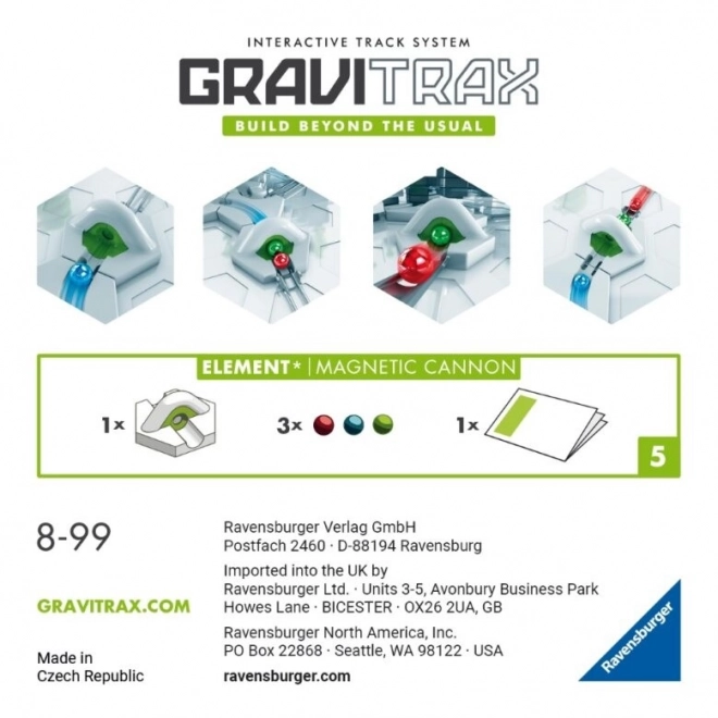 Gravitrax mágneses ágyú kiegészítő