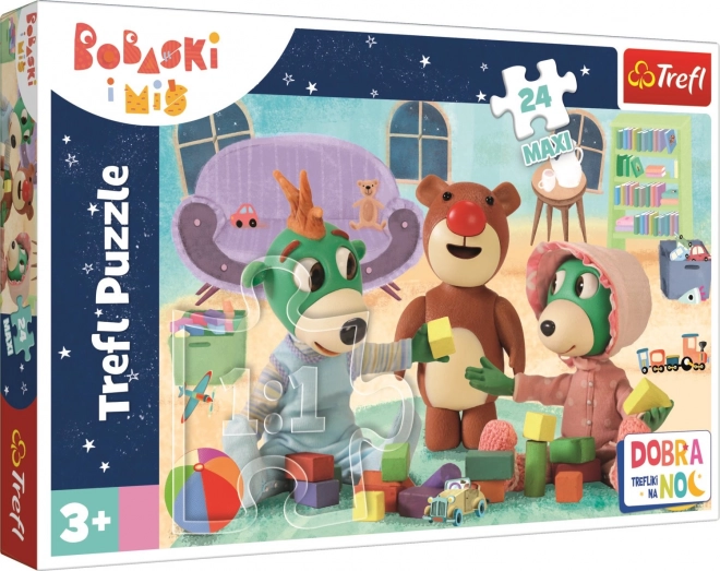 Trefl Treflikok éjszakai mókái maxi 24 darabos puzzle