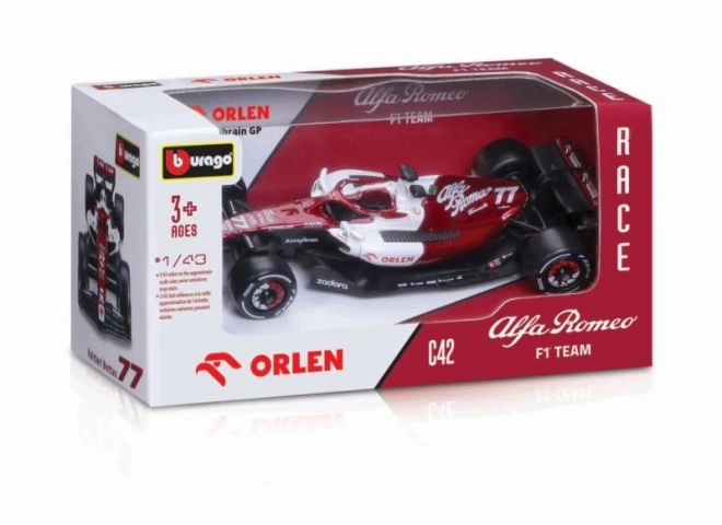 F1 versenyautó modell 1:43 méretarányban