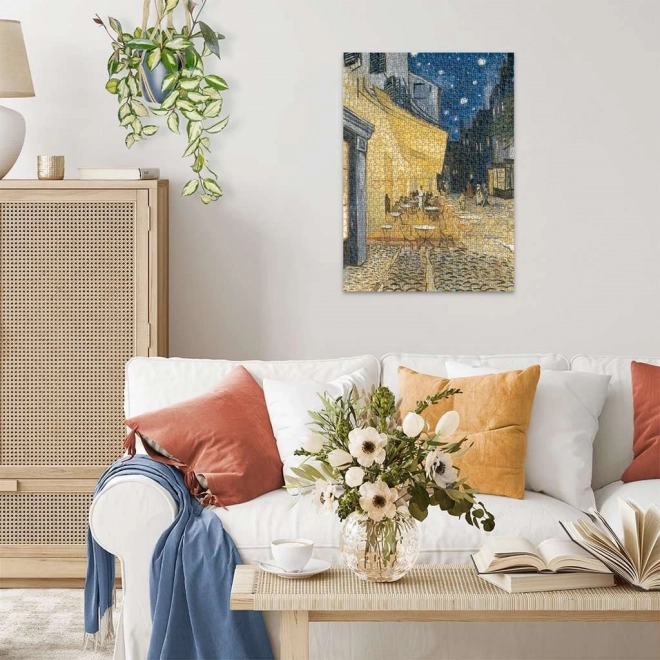 Puzzle Art Kollekció: Kávézó Terasza Éjszaka 1000 Darab