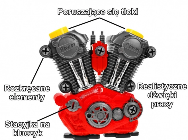 interaktív gyermek szerelhető autómotor