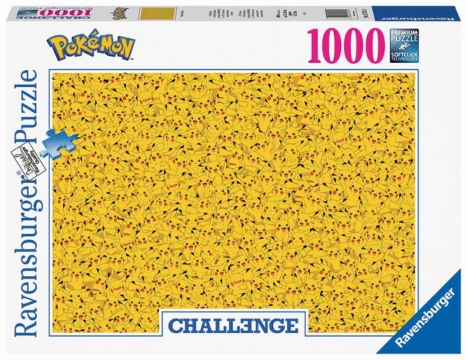 Pokémon Pikachu puzzle kihívás 1000 darabos