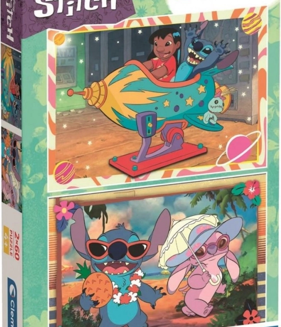 Puzzle Stitch - Hawaii szórakozás 2x60 darabos