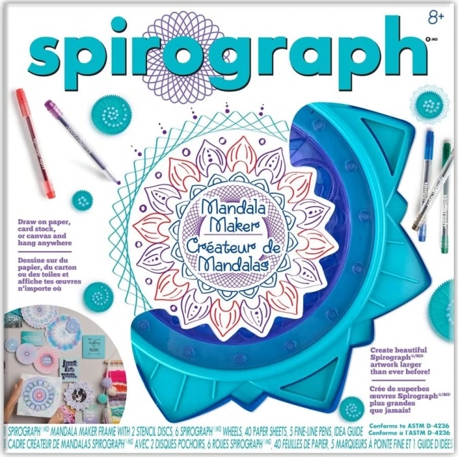 Mandala rajzkészlet Spirograph-szal