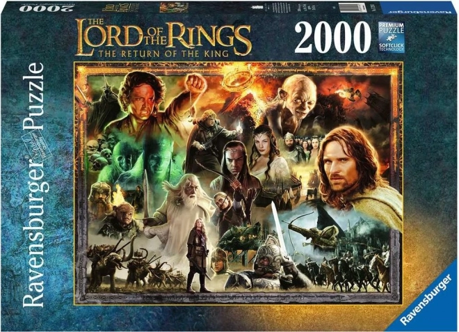 A Gyűrűk Ura: A király visszatér 2000 darabos puzzle