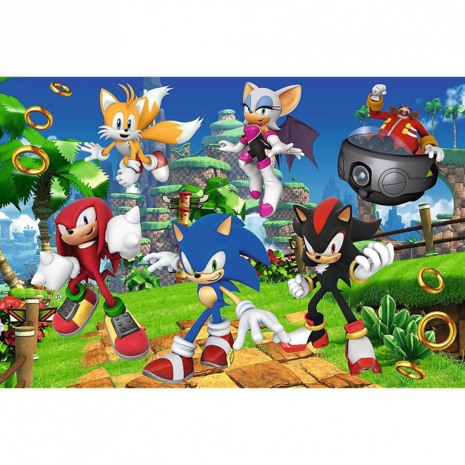 160 darabos puzzle Sonic és barátai