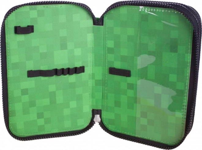 Iskolai tolltartó Minecraft Alex és Steve háromszintes