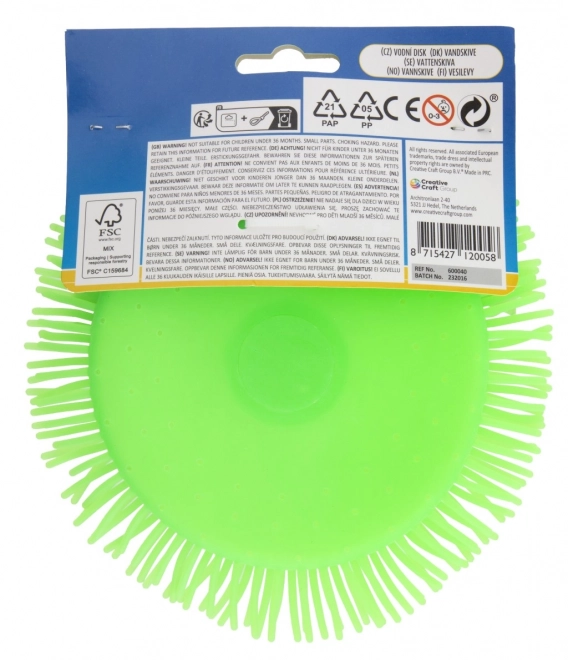 Splash Flyer Vizes Frisbee Rojtokkal