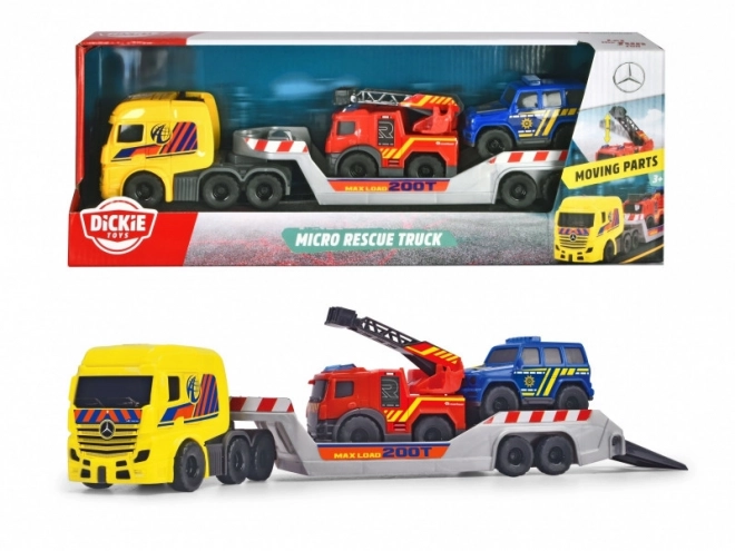 Dickie Toys SOS mini autómentő Mercedes-Benz autókkal