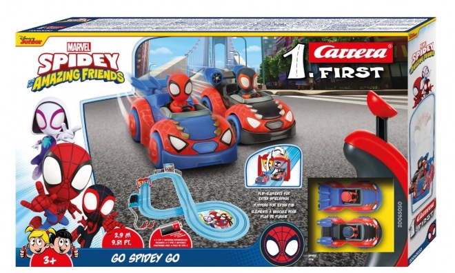 Carrera FIRST Spidey és a barátai versenypálya gyermekeknek