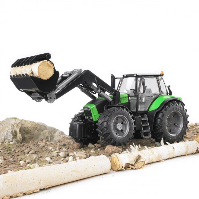 Bruder deutz agrotron traktor első rakodóval