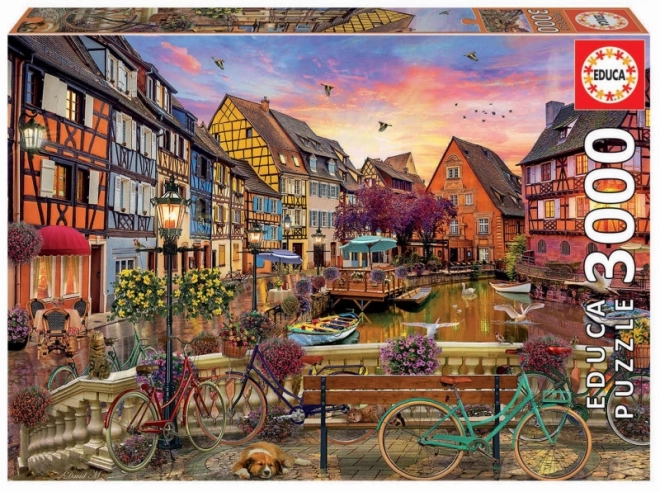 Educa puzzle Colmar Franciaország 3000 darabos