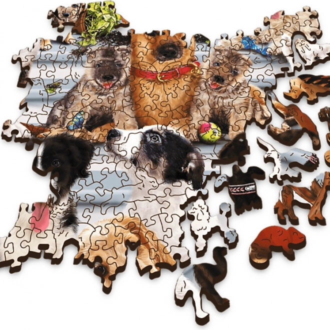 Fa puzzle Kutyabarátok 1000 darab
