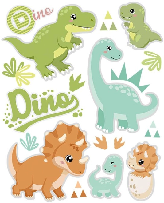 Játékos dinoszaurusz minták minden darabra