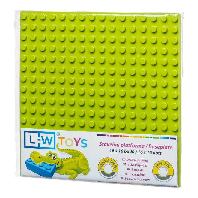 Építési alaplap L-W Toys Junior 25,5x25,5 cm