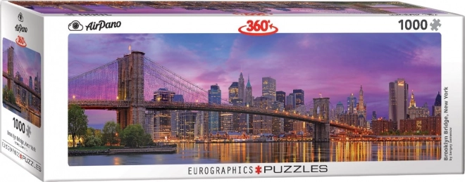 Eurographics panoráma puzzle Brooklyn híd, New York 1000 darab