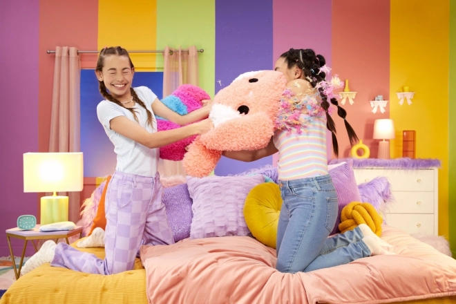 Fluffie Stuffiez párna harc, szivárvány