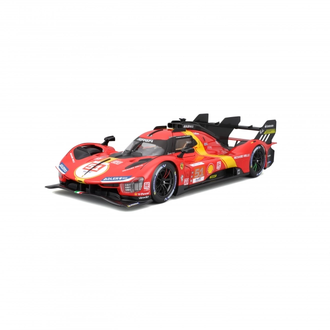 Ferrari Racing 499P piros autómodell