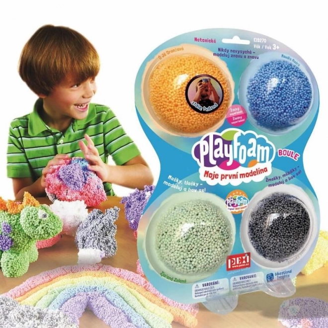 PlayFoam gyurmakészlet 4 darabos csomag