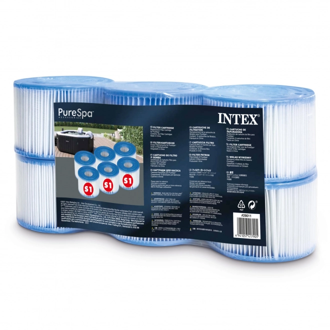 Szűrők S1 készlet 6 db készlet Pure SPA INTEX 29011