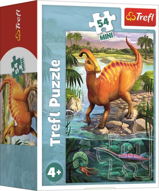 Trefl: Puzzle 54 darabos mini - Hihetetlen dinoszauruszok