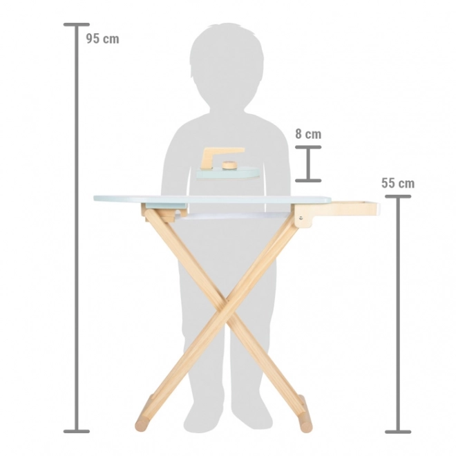 Kis Láb gyermek vasalódeszka és vasaló