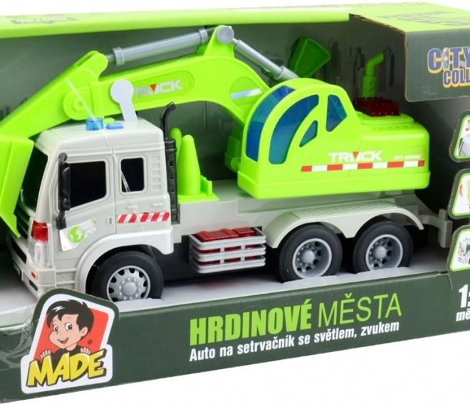 City Collection Traktor Kotró Fénnyel és Hanggal